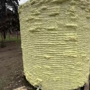 Russians Insulating Water Tank in Hopes the Entire Town's Water Doesn't Become an Ice cube