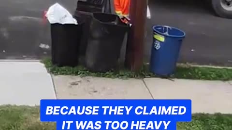 🚨 MOM SNAPS - DOES THE GARBAGE MEN’S JOB WHILE HER BABY CRIES ON THE LAWN