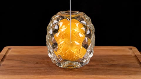 Cutting a GLASS Pineapple 🍍 | Molten Gold ASMR (So Satisfying)