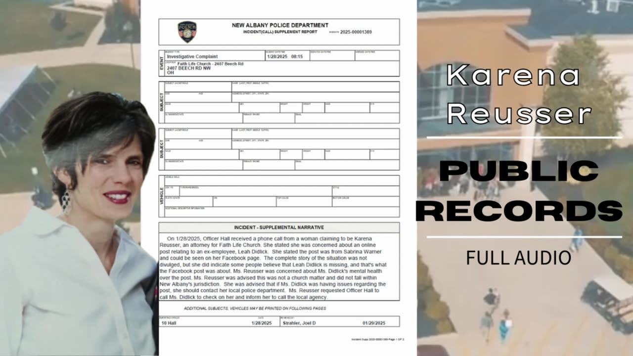 Karena Reusser | Public Records | Full Audio