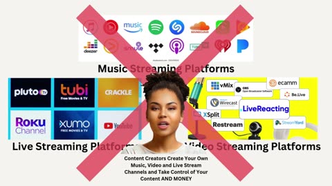 Content Creators Create Your Own Music, Video and Livestreaming Platforms