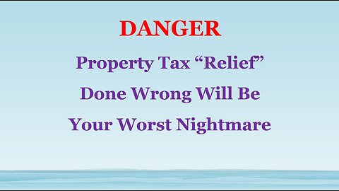 Governor, Senators and Representatives Beware of Fake Tax Relief