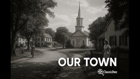 OUR TOWN (1940) | Full Movie | William Holden & Martha Scott | Classic Drama Masterpiece