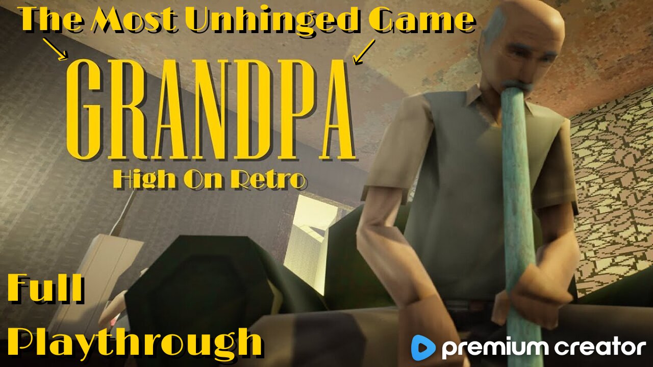 THE MOST UNHINGED INDIE GAME EVER 🤪GRANDPA HIGH ON RETRO 🔫VARIETY 🎮 | I APPRECIATE THE SUPPORT💙