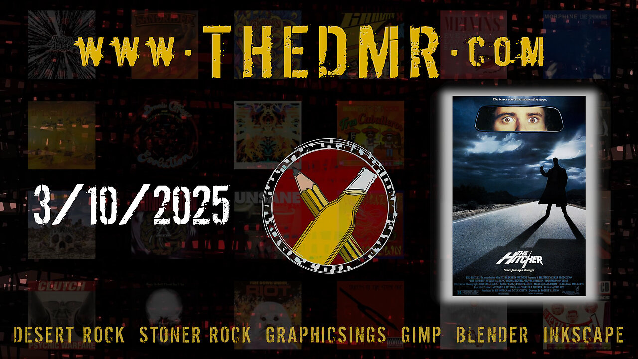 DMR Live 03/10/2025: Desert Rock & Adjacent Cool Tunes + Graphicsing