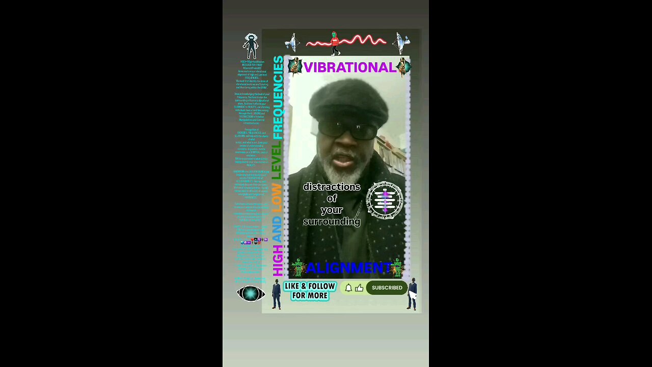 ▪︎VIBRATIONAL ALIGNMENT/HIGH AND LOW FREQUENCIES▪︎