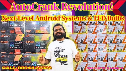 AutoCrank Android & LED upgrade for tech lovers and car enthusiasts.