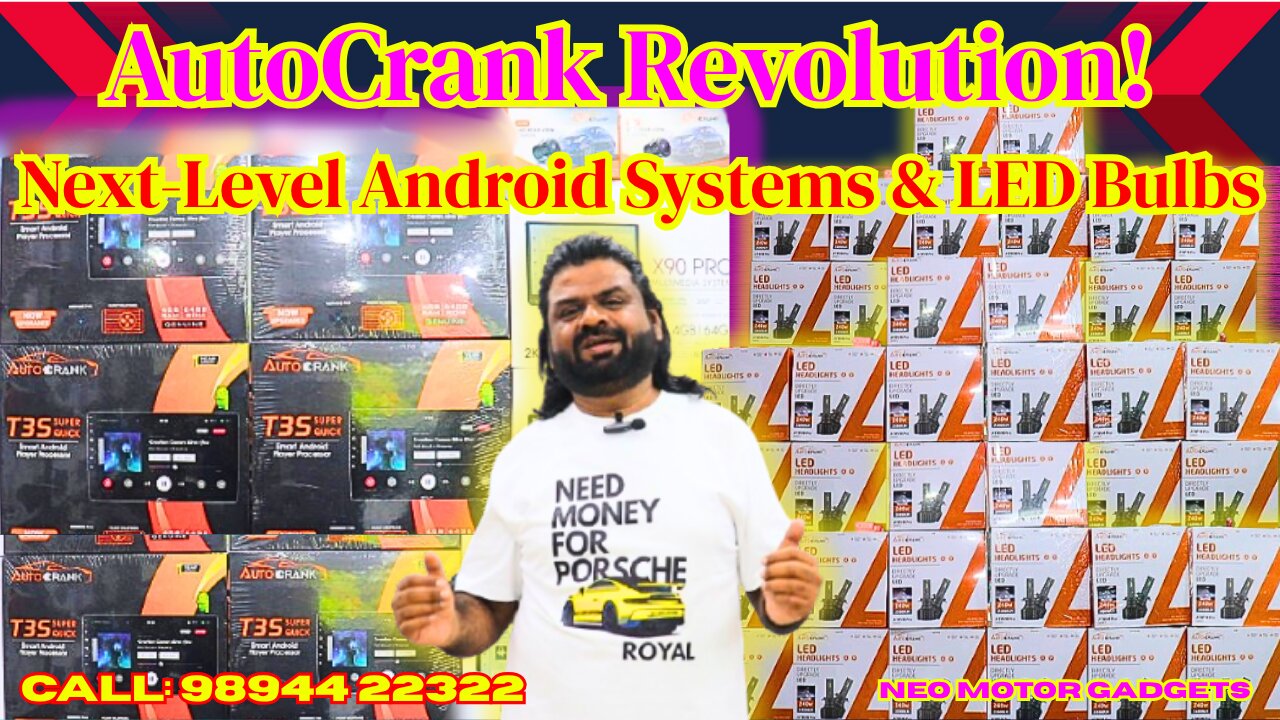 AutoCrank Android & LED upgrade for tech lovers and car enthusiasts.