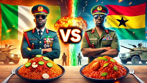 📢 THE JOLLOF WARS – NIGERIA VS GHANA HEATS UP! 🔥🍚