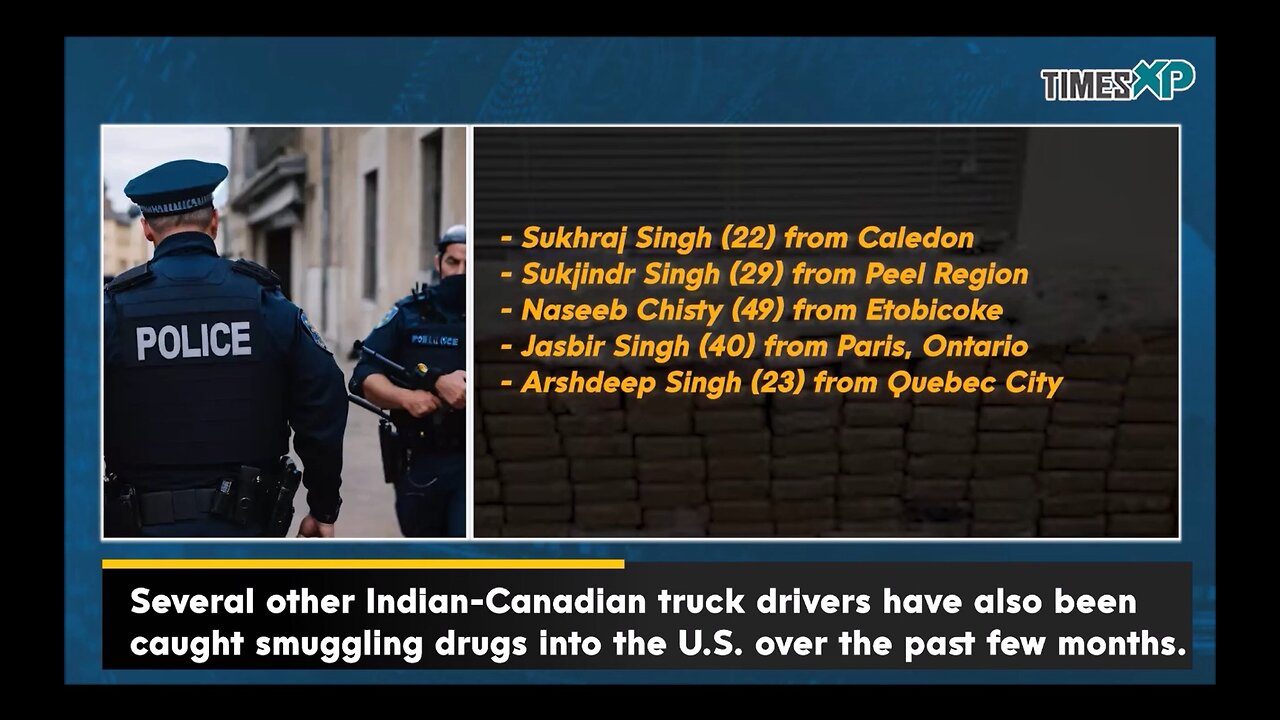 Indian Truck Drivers Caught Smuggling Drugs In The U.S.