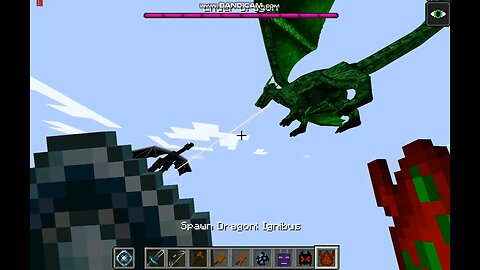 Minecraft mob battle ender dragon vs ignibis