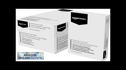 Amazon Basics Multipurpose Copy Printer Paper 8.5" x 11" 20 lb 8 Review