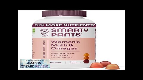 SmartyPants Women's Multivitamin Gummies: Omega 3 Fish Oil (EPA/DHA) Methylfolate CoQ10 Review