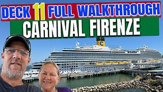 Carnival Firenze Public Deck 11 | Tall Man's Cruise Adventures