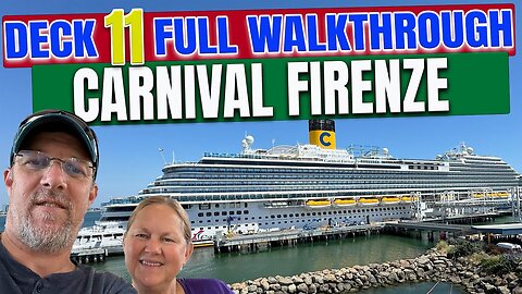 Carnival Firenze Public Deck 11 | Tall Man's Cruise Adventures