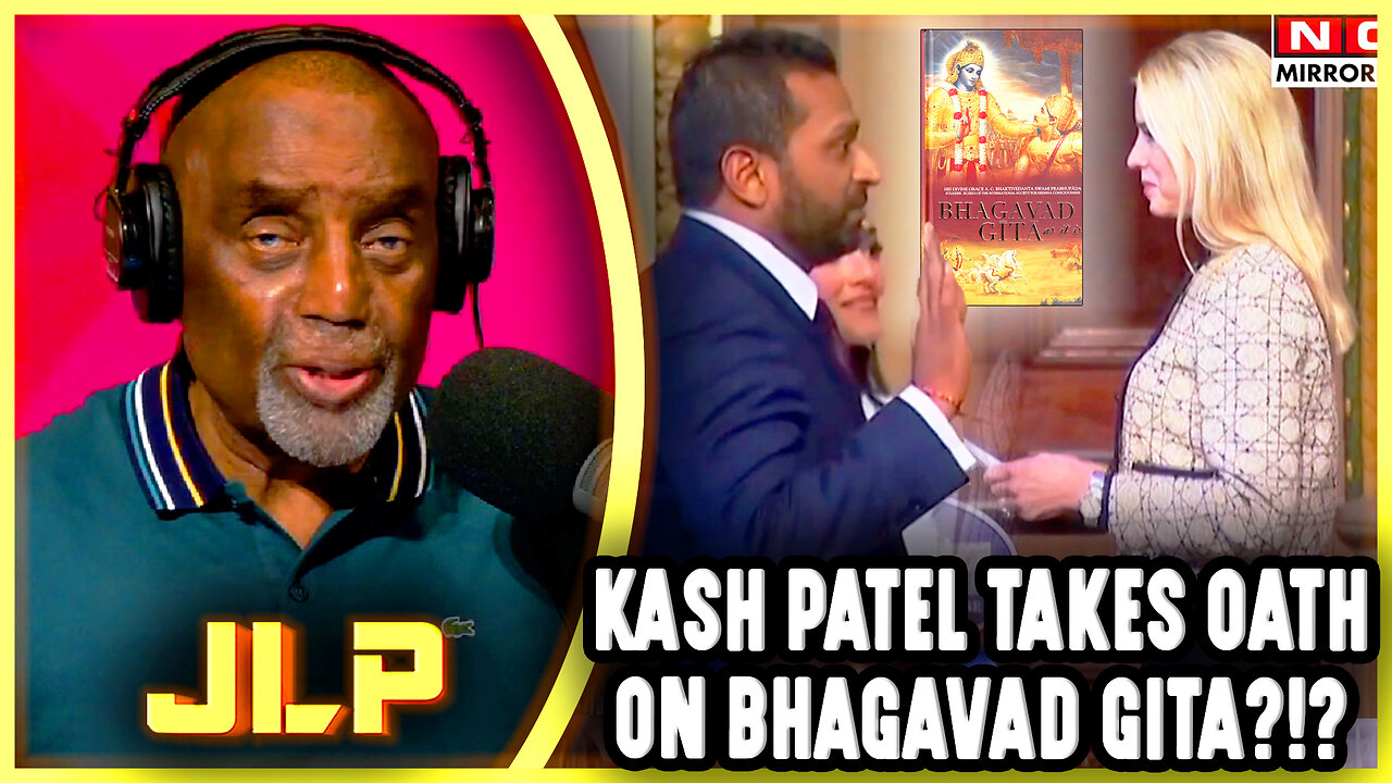 Kash Patel Takes Oath On Bhagavad Gita ?!? | JLP