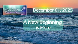 12-01-25 A New Beginning is Here