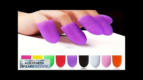 5PCS/Box Fingers Tips Reusable Silicone Nail Soakers Pad Holder UV Gel Polish Review