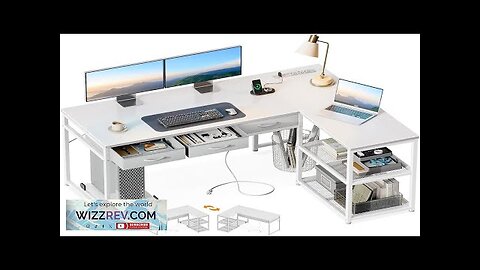 AODK 53 Inch L Shaped Computer Desk with Drawers Corner Desk Review