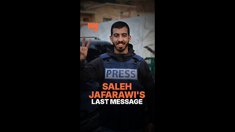 SALEH JAFARAWI'S LAST MESSAGE