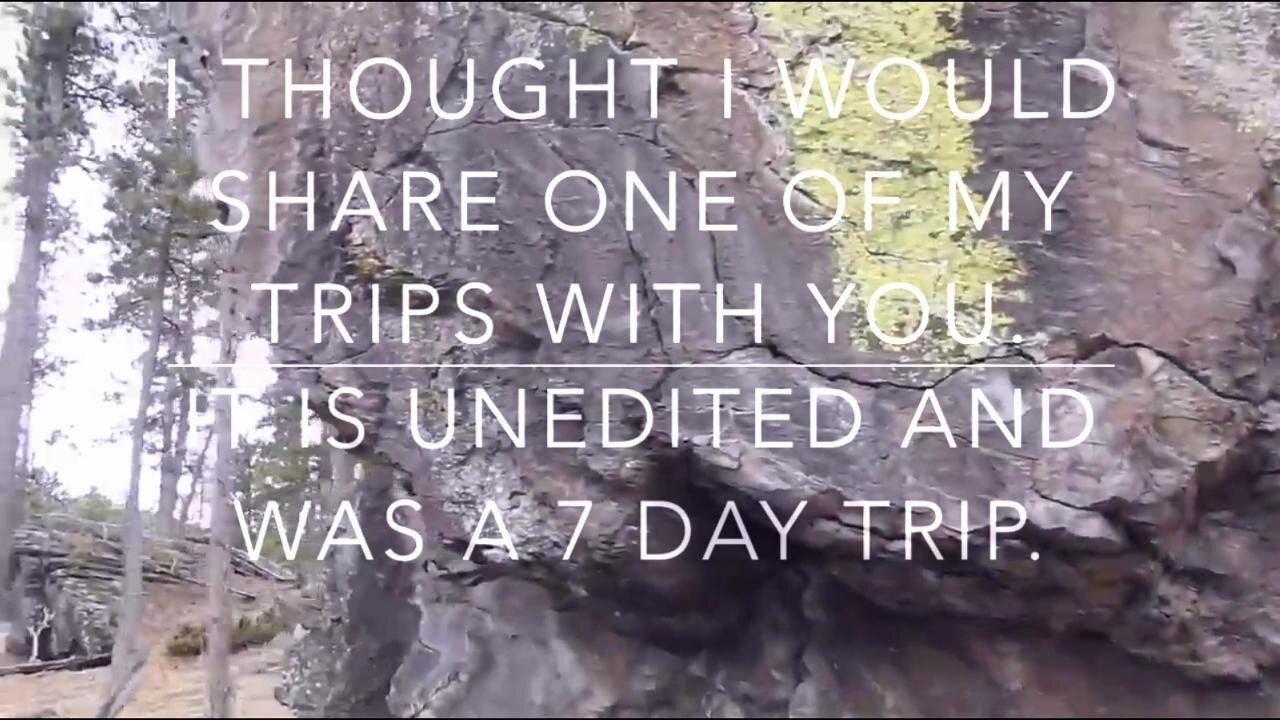 The original forest on flat earth part 15, 1 of 7, My Trip Unedited