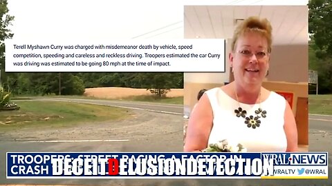 A black male driver, engaged in street racing, killed an innocent white woman