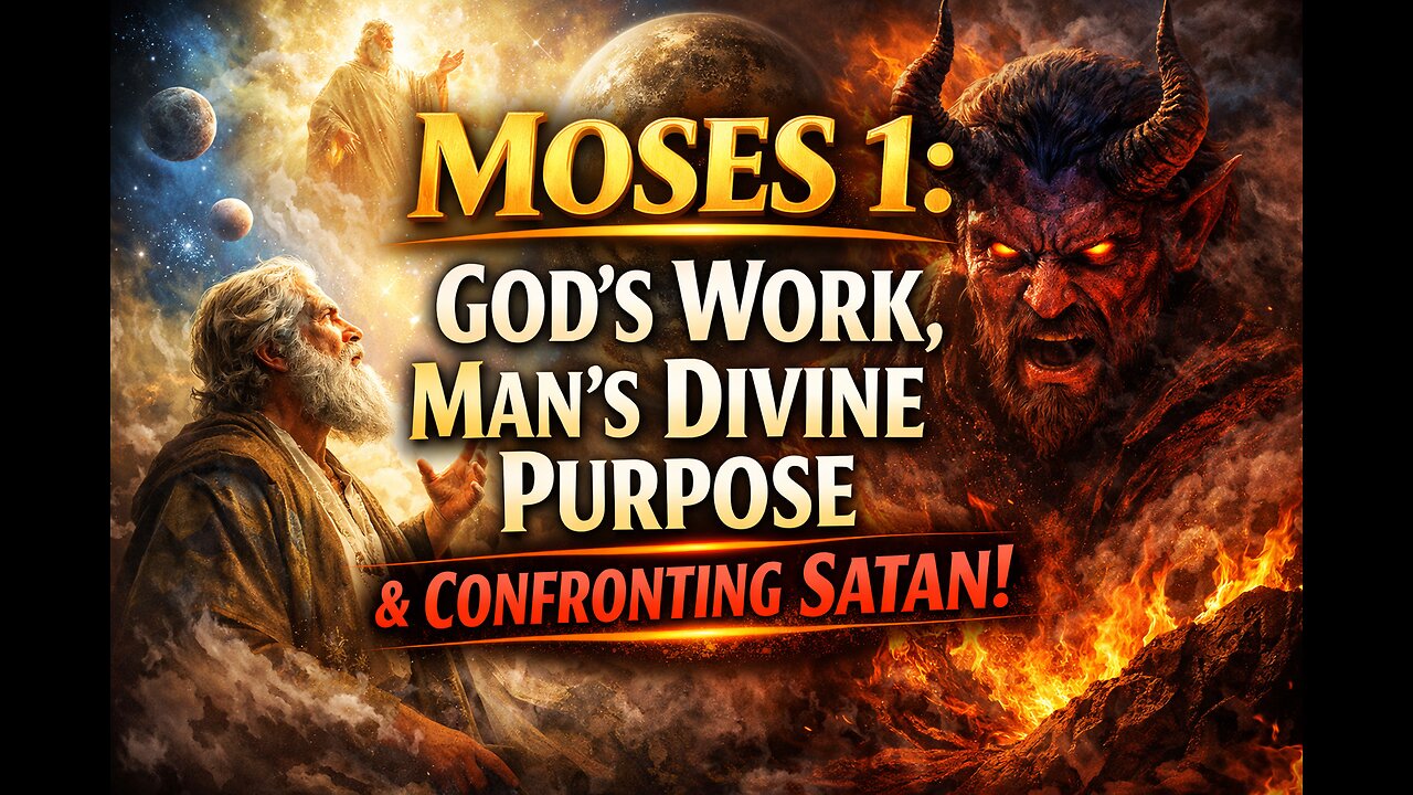 Moses 1: God's Work, Man's Divine Purpose & Confronting Satan!