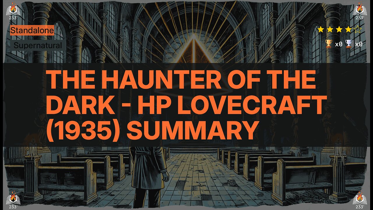 The Haunter of the Dark - HP Lovecraft (1935) Summary