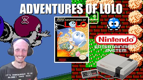 Adventures of Lolo 1 (NES): Save Princess Lala from the Deadly Grip of the Evil King of Eggerland