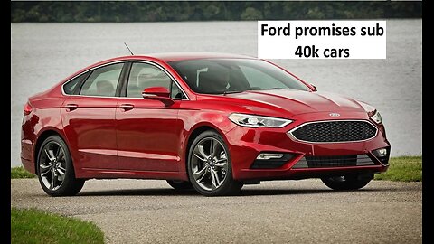 Ford planning sub 40k car for USA, but why not just buy a Honda?