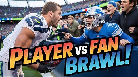 DK Metcalf FIGHTS with Lions fan in the STANDS during crazy altercation