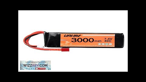 URUAV 7.4V 3000mah Battery 40C T Plug for WLtoys 144001 124018 124019 Review