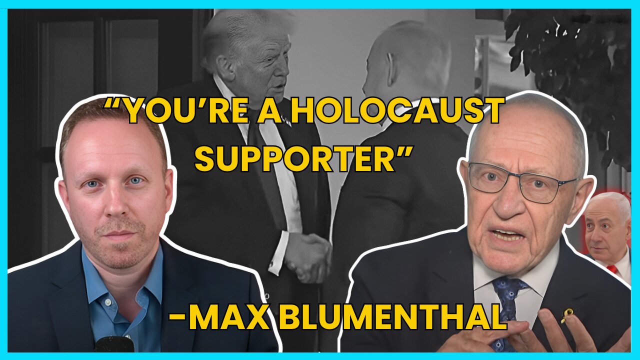 Blumenthal ANNIHILATES Dershowitz on Israel-Gaza