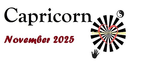 Capricorn November 2025 Reading Tap Into Tarot