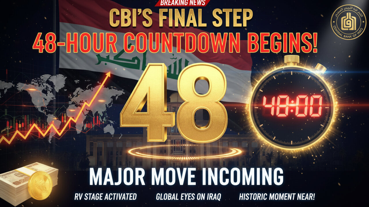 🕒 48-Hour Countdown Begins — CBI Prepares Final Step!🕵️ 💥Today Iraqi Dinar News!