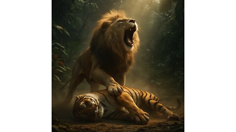Lion vs Tiger 🦁 Epic Jungle Battle | Who Wins?”