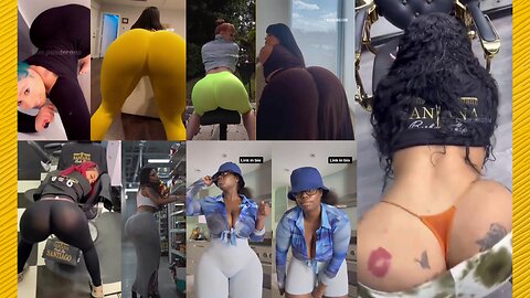 TWERK COMPILATION 93 - Big bank tiktok challenge ❤️‍ClipchampGirls 2025 