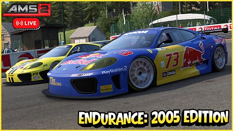🔴LIVE - AMS2💥ENDURANCE: 2005 EDITION // LMP1 05, GT1 05, GT2 05 // SPA 05 - 144 MINS💥