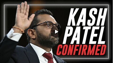 BREAKING VIDEO: Kash Patel CONFIRMED 51 To 47 As FBI Director!