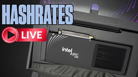 Intel Arc B580 Hashrate Testing Live