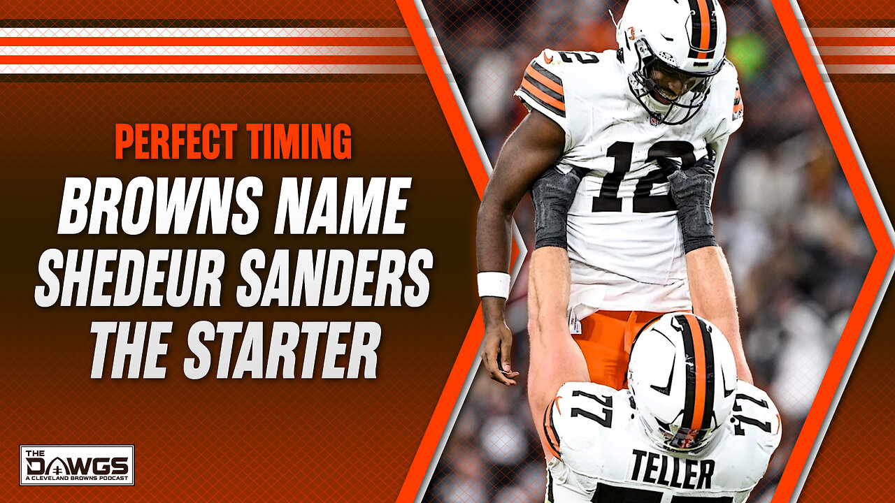 Perfect Timing! The Browns Name Shedeur Sanders the Starting QB