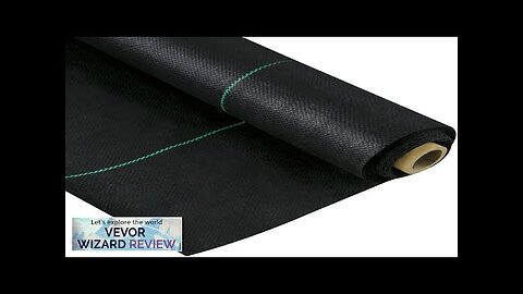 VEVOR 3FTx50FT Premium Weed Barrier Fabric Heavy Duty 5OZ Woven Weed Control Review