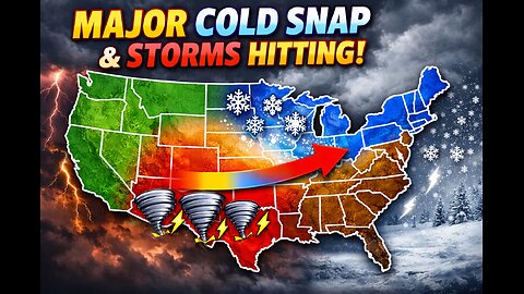 From Warmth to Freezing: Severe Weather and Snow Incoming Nationwide!
