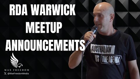 MEETUP ANNOUNCEMENTS