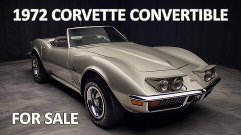 1972 Pewter Corvette Convertible for Sale by County Corvette!