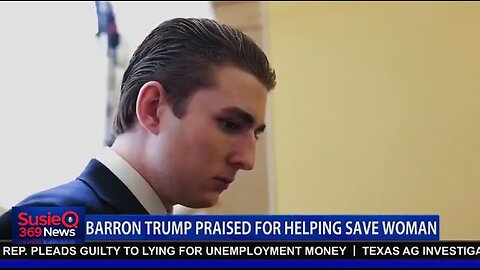BARRON TRUMP PRAISED FOR HELPING SAVE WOMAN