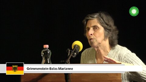 Grimmenstein-Balas Marianne előadása a VI. Nemzetközi Béke- és Egészségkonferencián
