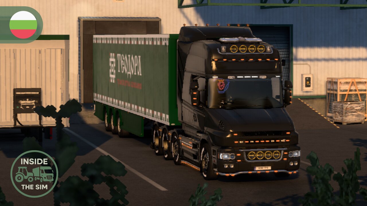 First haul with old v8 Scania Torpedo | Wheel cam | Brutal Open Pipe Sound | ETS2