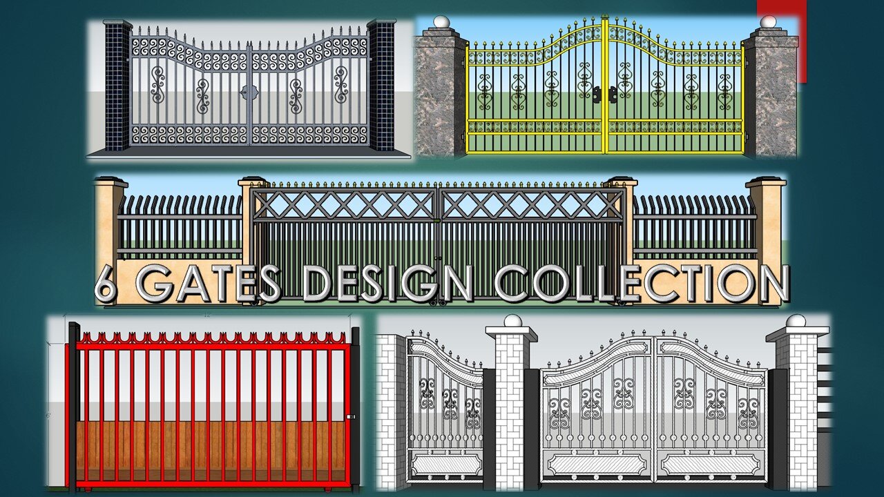 6 GATES DESIGN COLLECTION, CAN USED IT DIY YOUR HOME