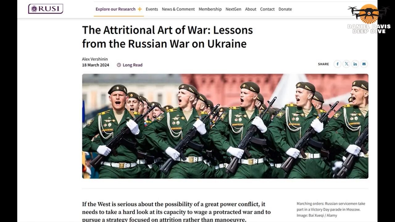 Ukraine Losing War Of Attrition • Colonel Davis